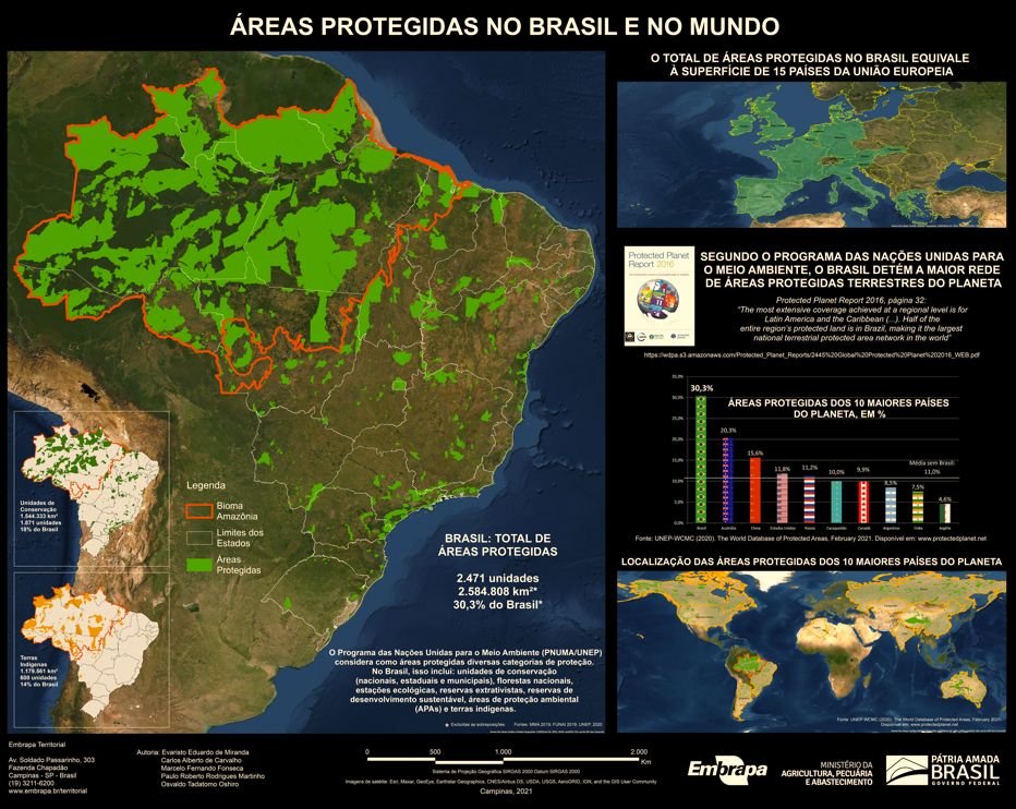Embrapa lança pôsteres com preservação ambiental brasileira