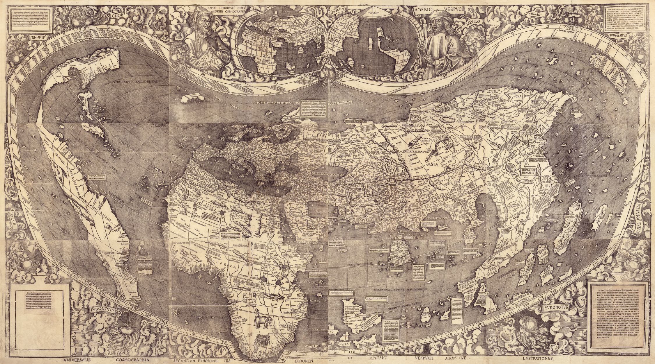 Conheça o 1º mapa a usar o termo 'América'