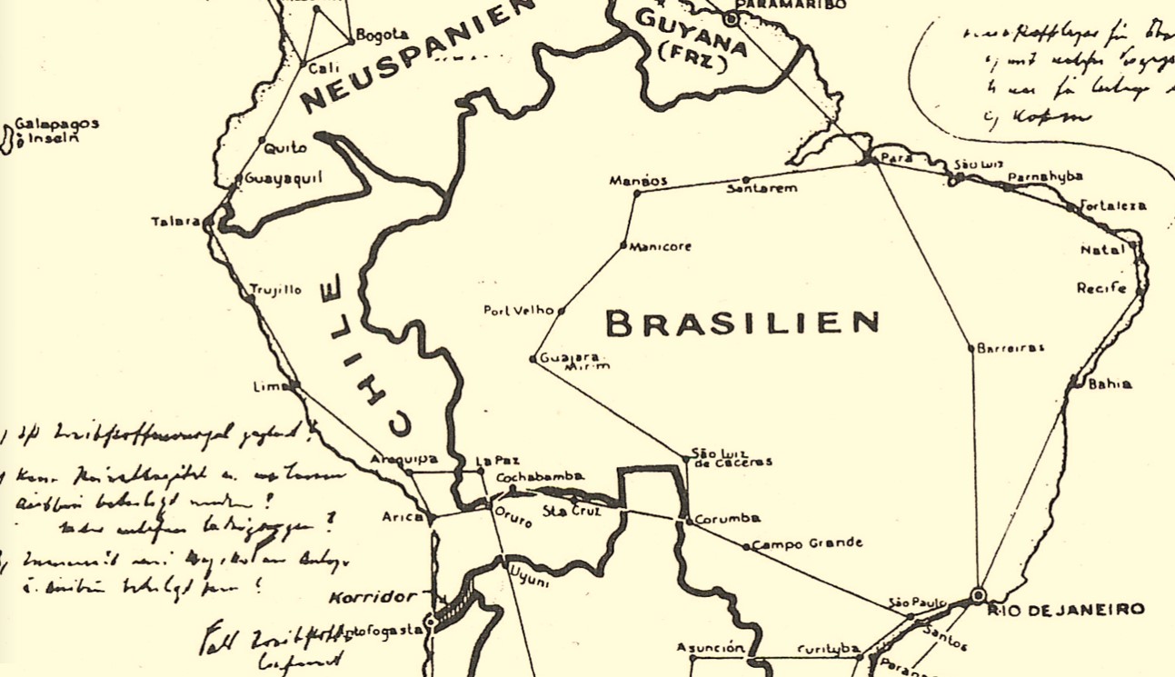 Um mapa nazista da América do Sul? arte e cartografia