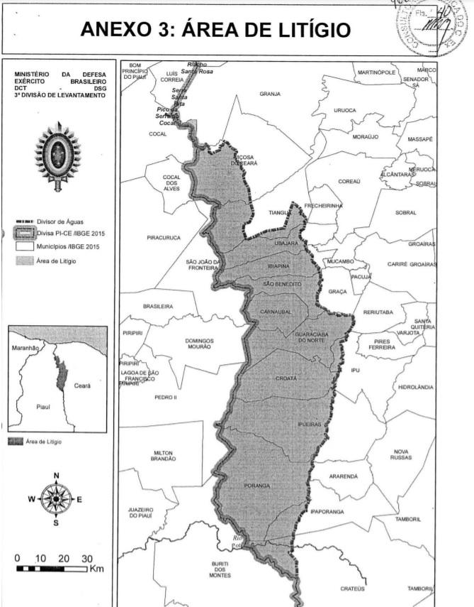 Questão territorial Piauí-Ceará