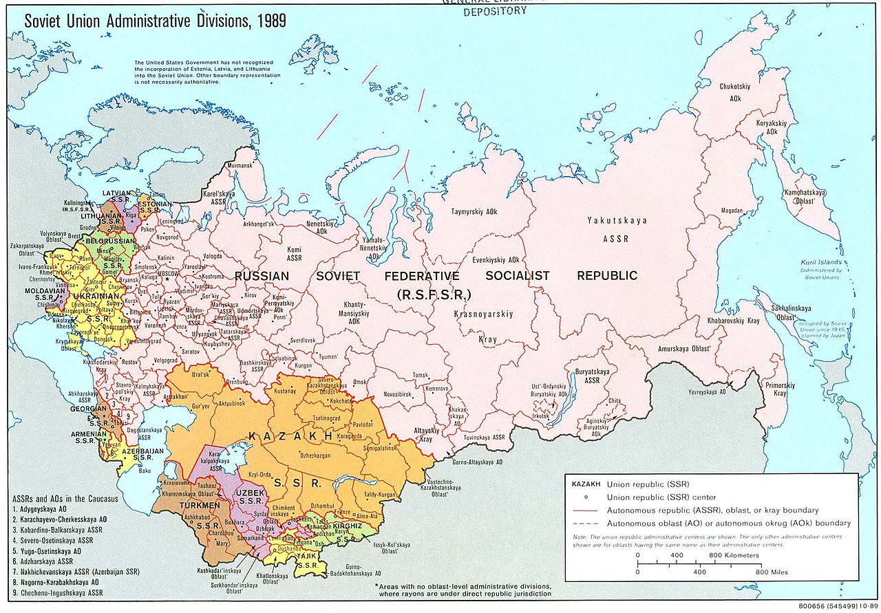 A URSS explicada em 4 mapas históricos URSS