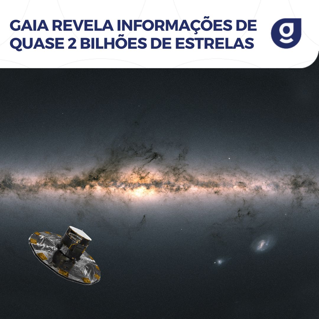 Gaia revela informações de quase 2 bilhões de estrelas drones