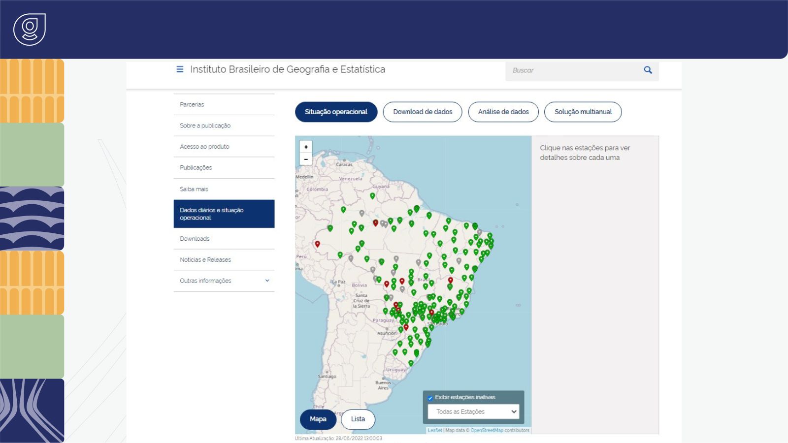 Novo app do IBGE permite que usuário personalize dados GNSS endereços