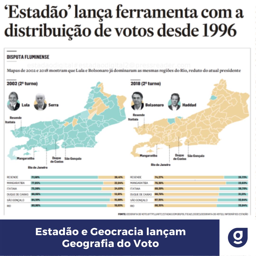 A estreia do Geografia do Voto georreferenciamento