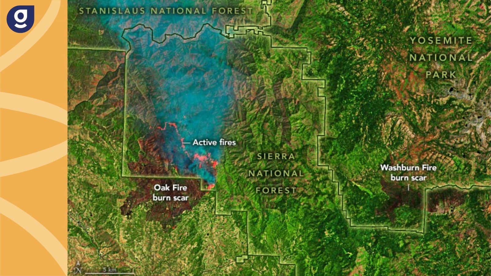 Satélites registram mega incêndios florestais na Califórnia Taiwan