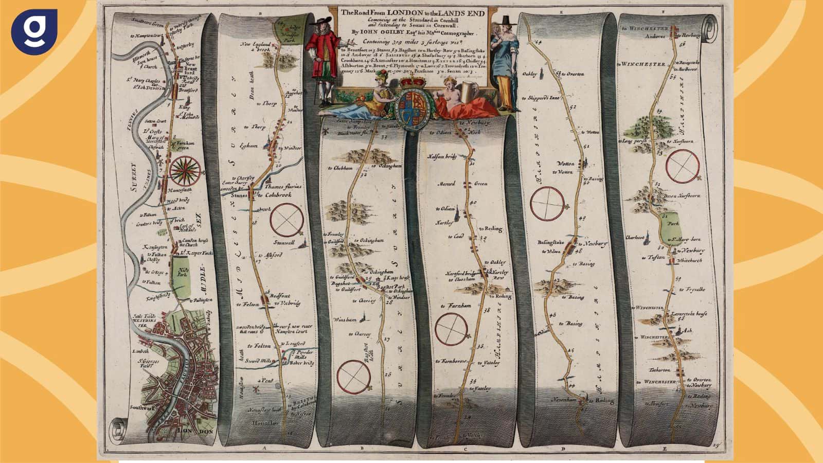 Os pioneiros dos infográficos mapas imaginários